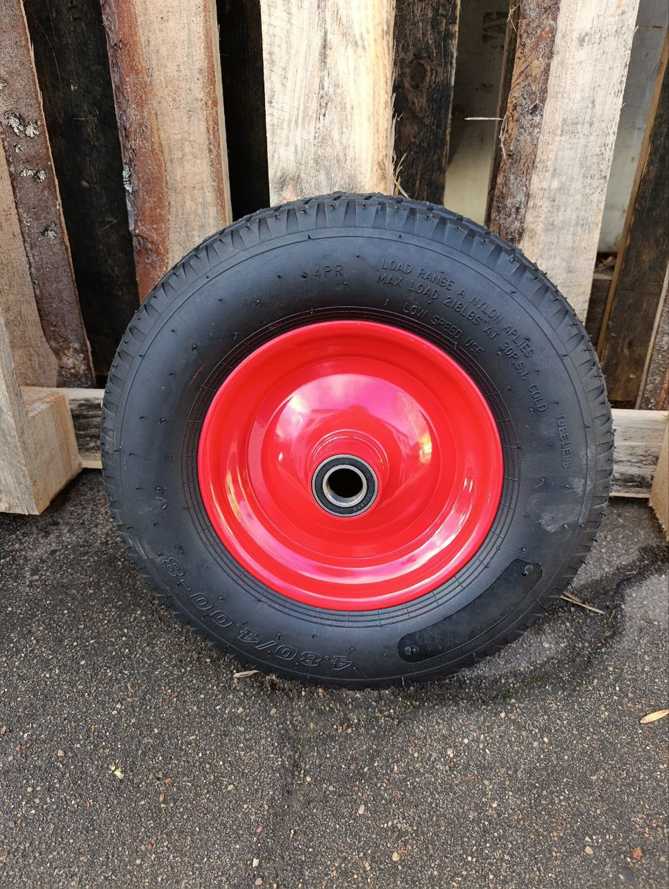 Колесо 4.00х8 опорное с шиной и подшипником