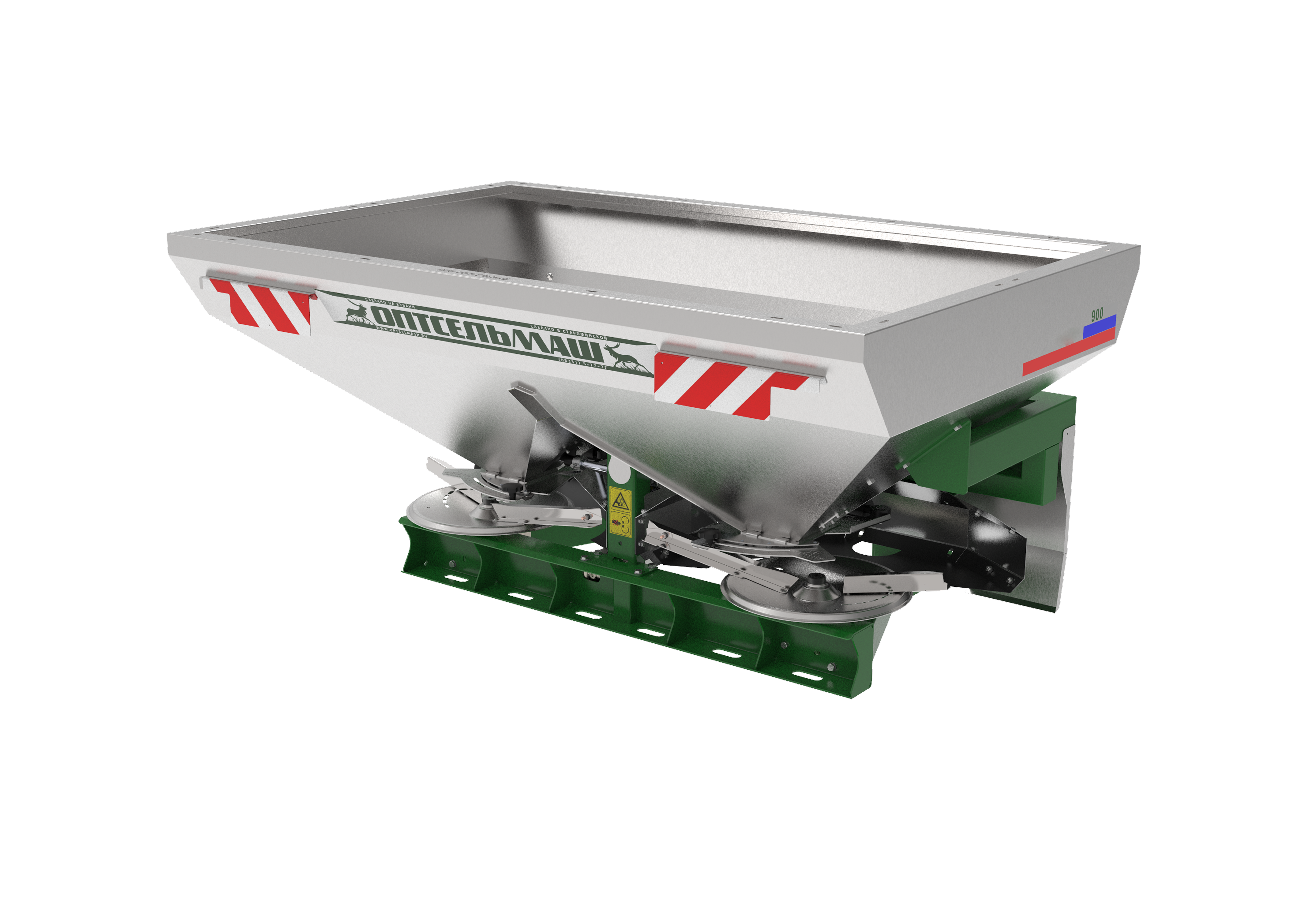 Разбрасыватель минеральных удобрений "Фермер" 900 -3000 л