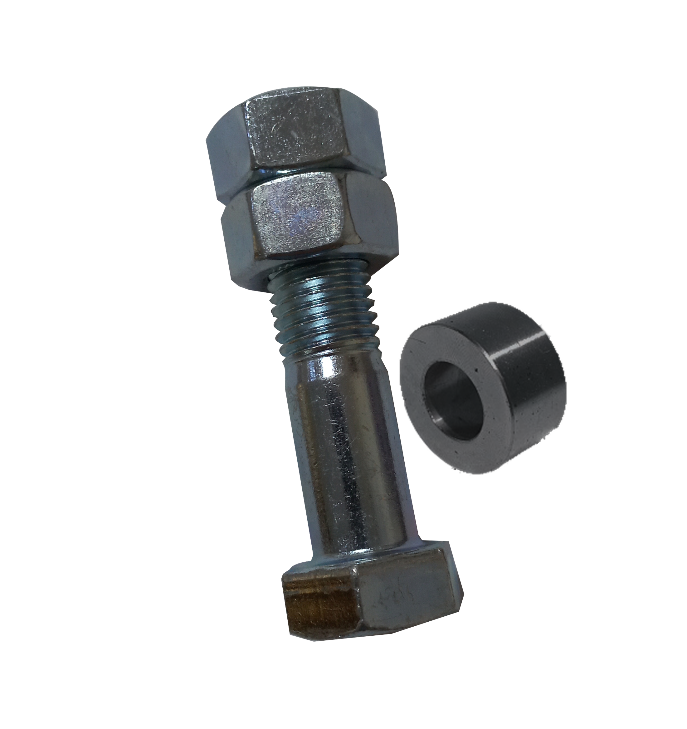 Комплект крепления ножа КРС (болт, 2 гайки, втулка)