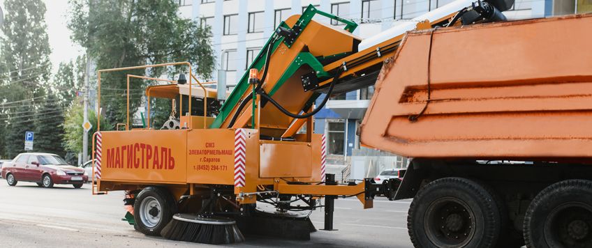 Прицепная подметально-уборочная машина ПУМ-001 МАГИСТРАЛЬ