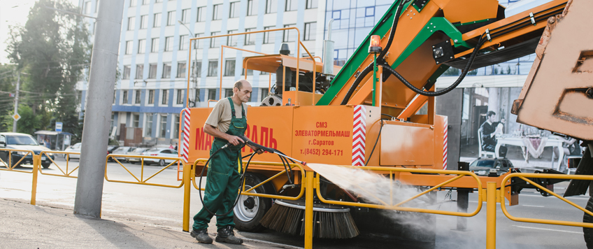 Прицепная подметально-уборочная машина ПУМ-001 МАГИСТРАЛЬ