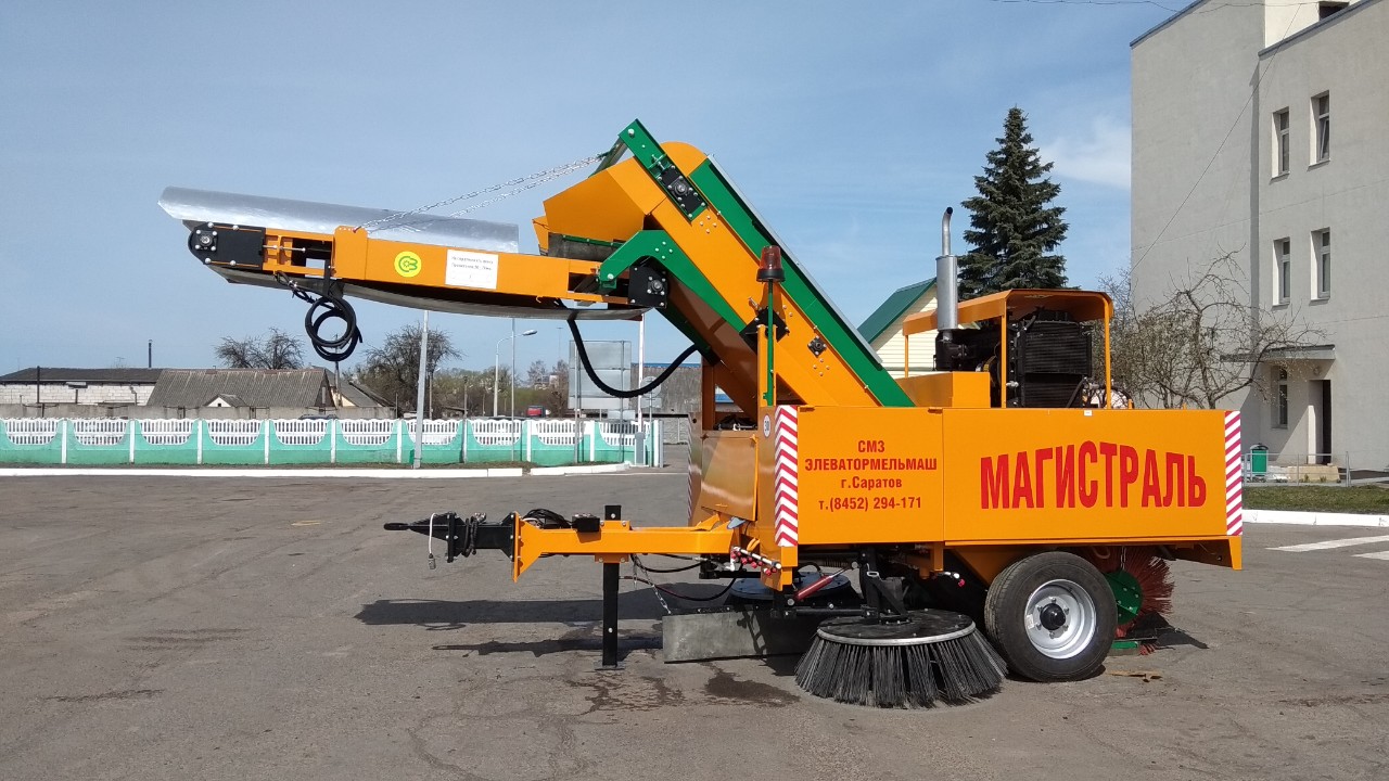 Прицепная подметально-уборочная машина ПУМ-001 МАГИСТРАЛЬ