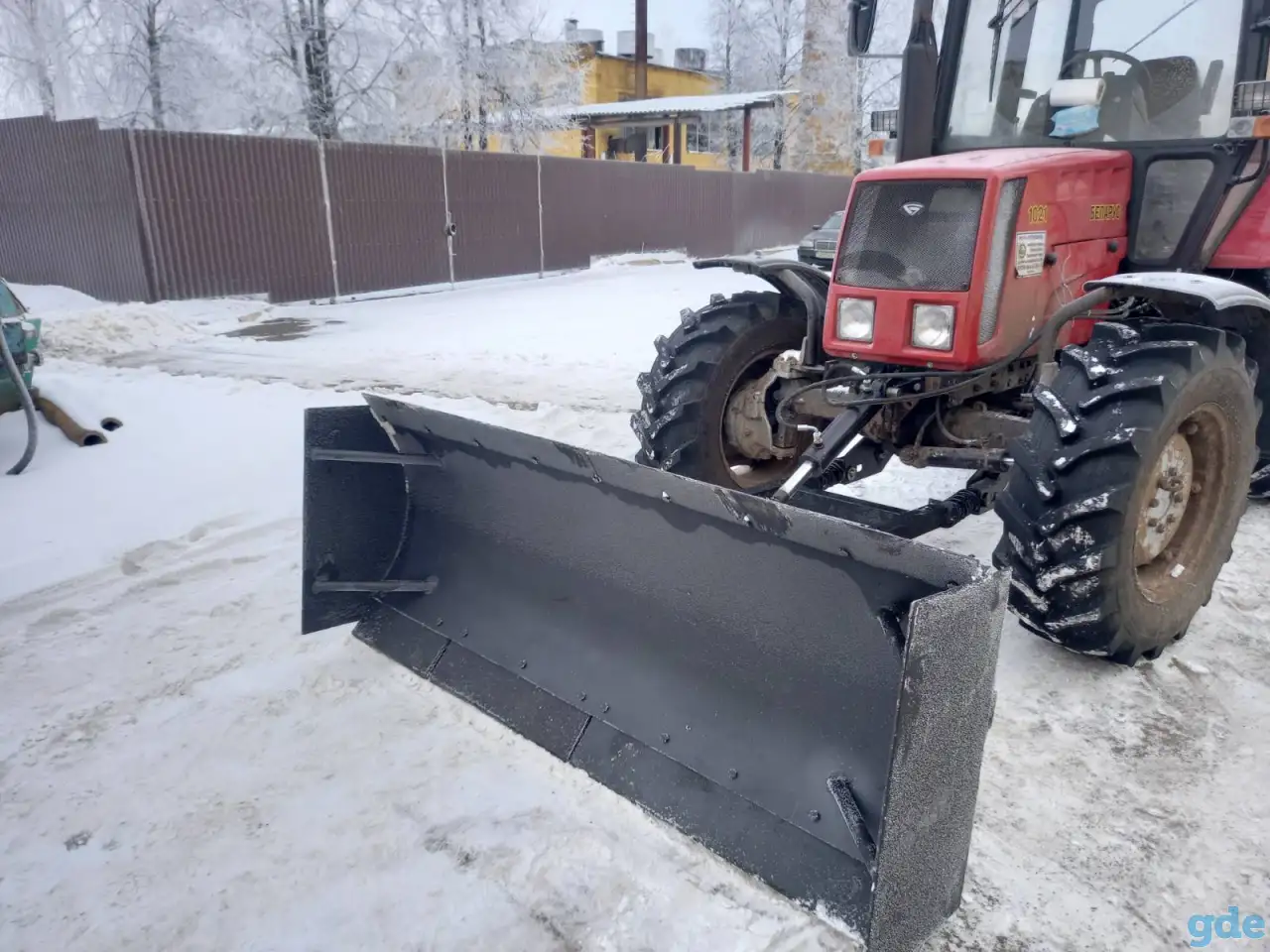 Отвал для уборки органических отходов (навоза) к трактору МТЗ