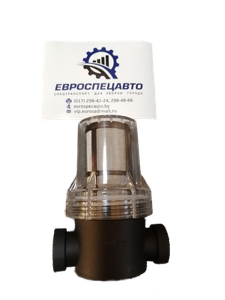 Фильтр линейный д. 20 мм очистки системы орошения подметально-уборочных машин Магистраль, Broddway, Бродвей, МП-101