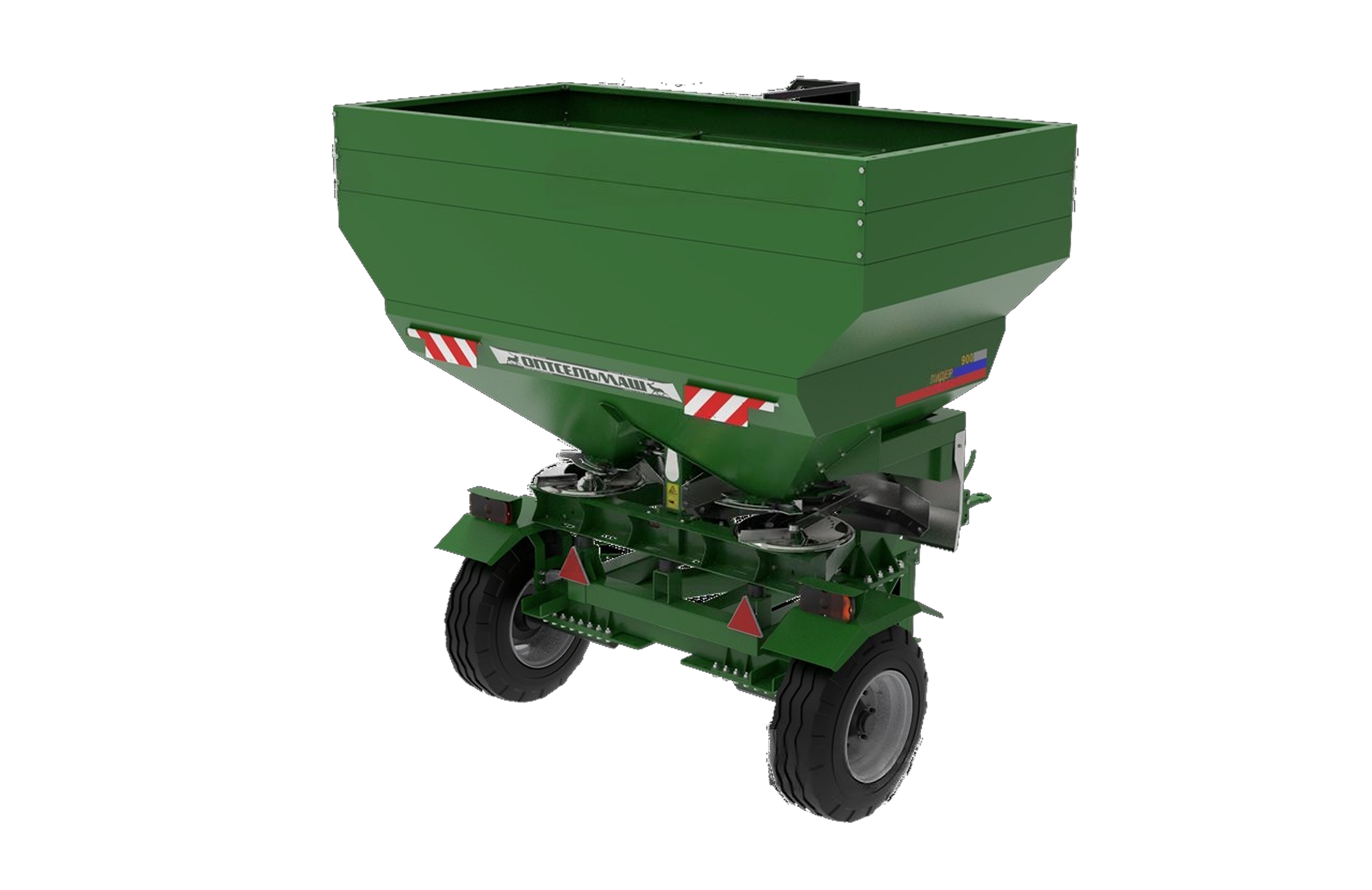 Разбрасыватель минеральных удобрений "Лидер" 2000-3000 л (прицепной)