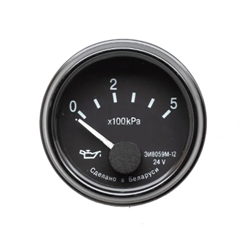 ЭИ8059М-12 Указатель давления масла в двигателе круглый, 5 атм, 10-180 Ом
