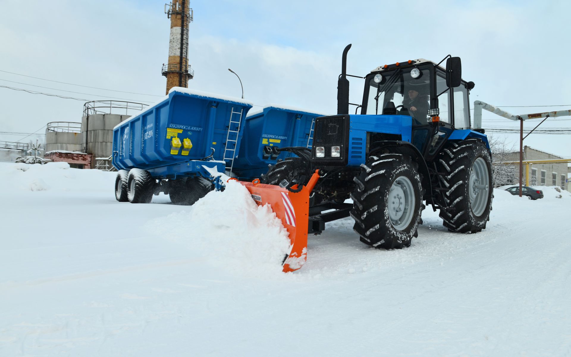 Отвал передний поворотный ППО-2,5 "Медведь"