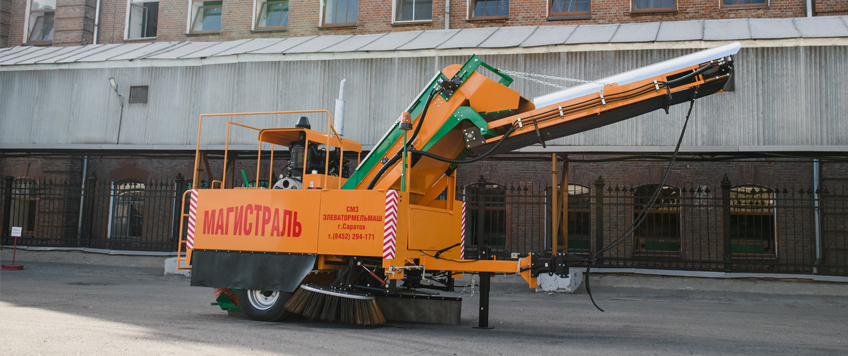 Прицепная подметально-уборочная машина ПУМ-001 МАГИСТРАЛЬ